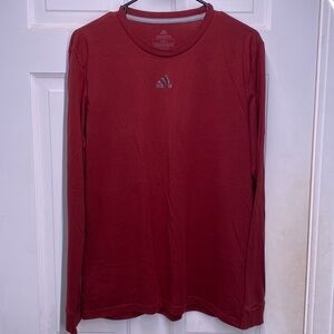 Adidas Mens long sleeve workout shirt, Size M